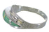 Southwestern Silver Turquoise And Opal Ring Size 8-3/4 EX44541